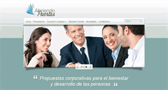 Desktop Screenshot of abriendo-puertas.com
